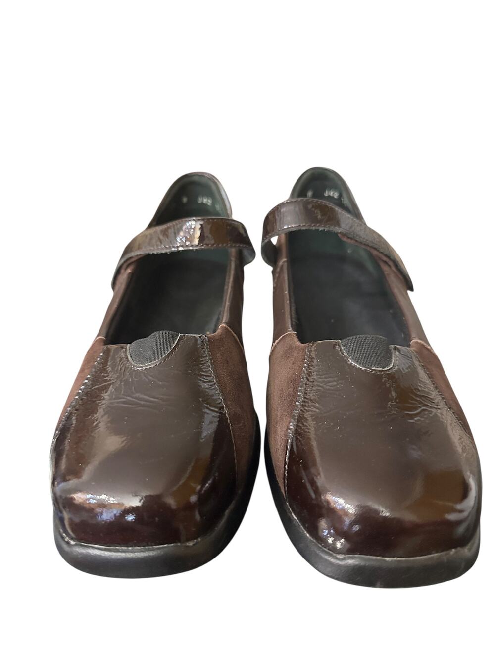 Ziera Mary Jane Comfort Shoes Size 41 – Brown Leather & Suede Strap
